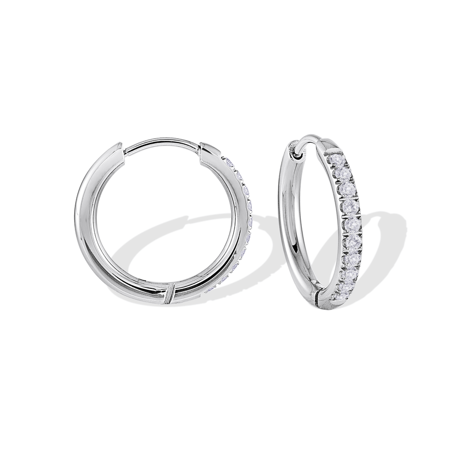 17.5MM CZ Hoops