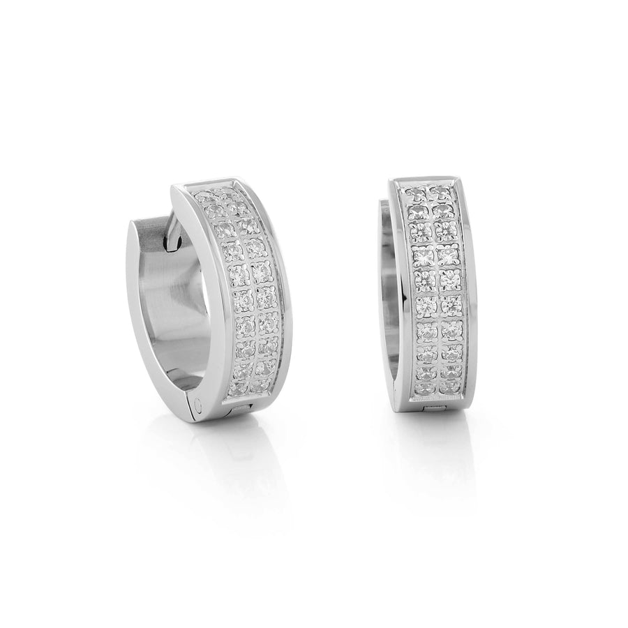Pave Huggie Earrings