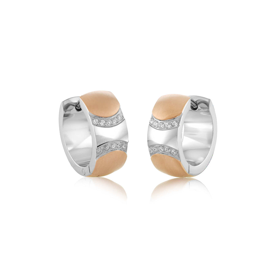 CZ Curve Earrings