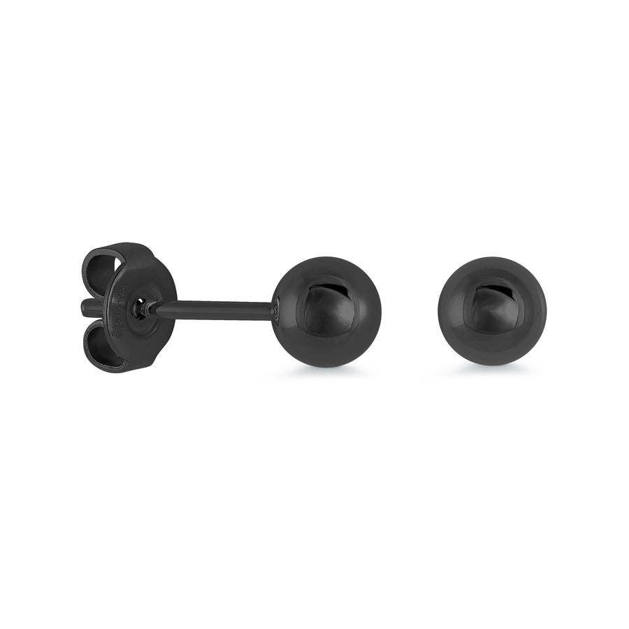 6MM POLISHED BALL EARRINGS