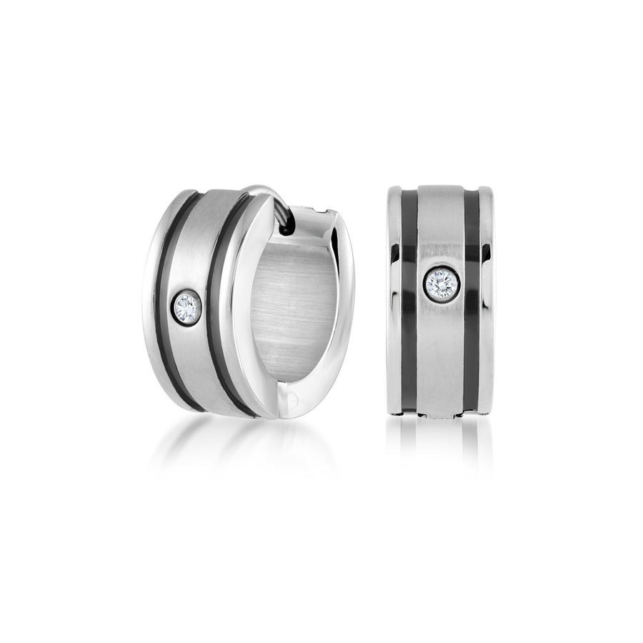 White CZ Earrings