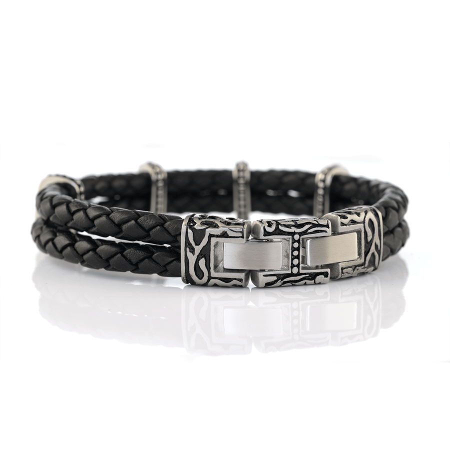 CONQUER LEATHER BRACELET