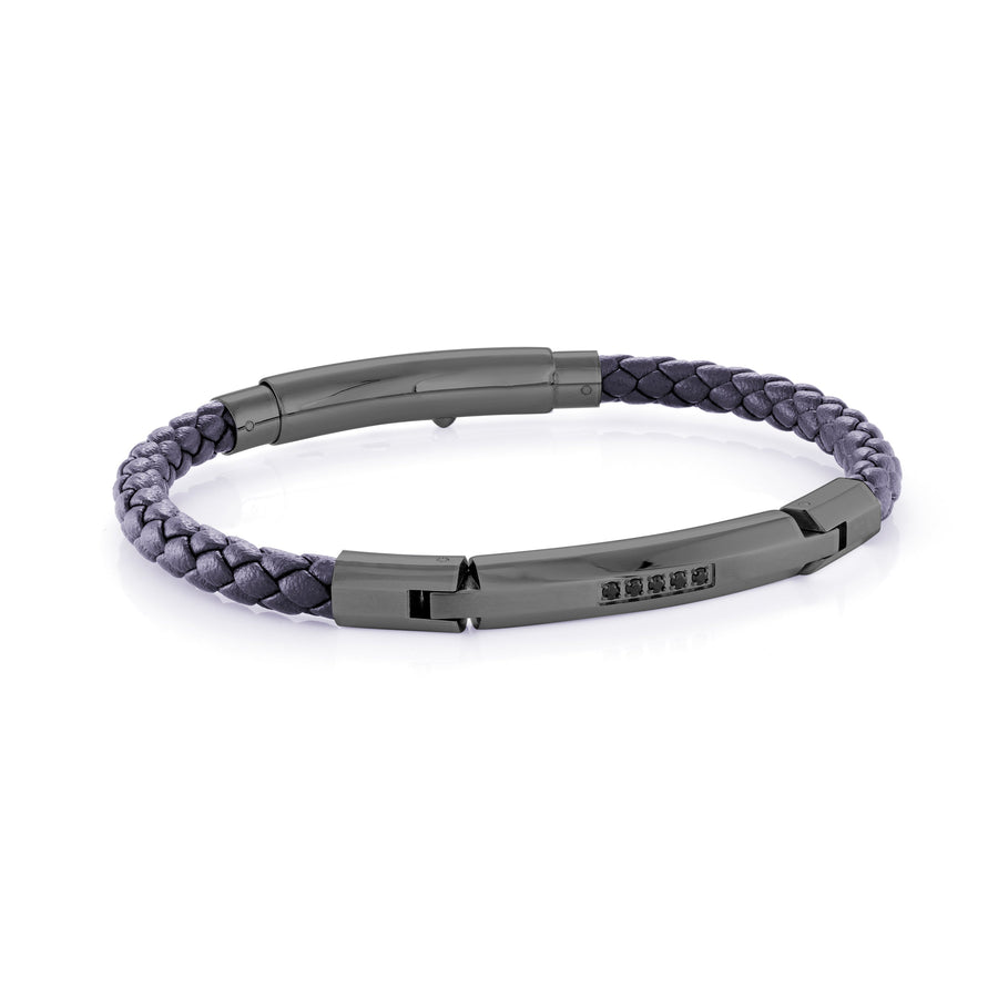 Circon Leather Bracelet