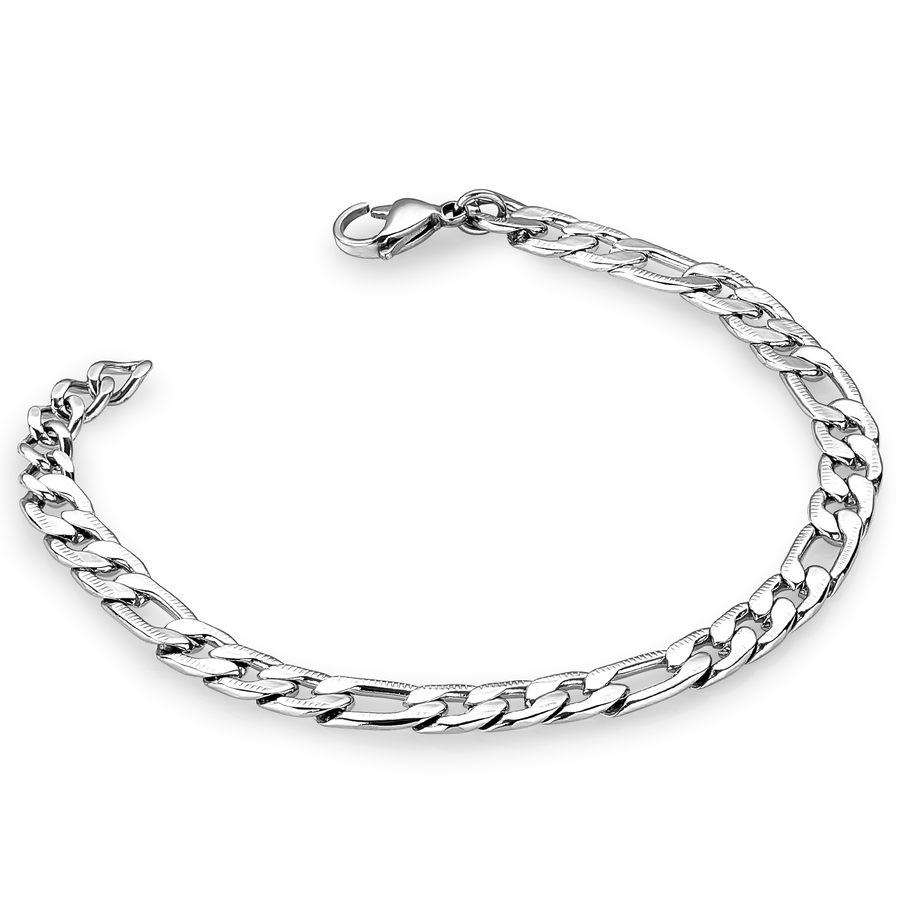7MM FIGARO BRACELET
