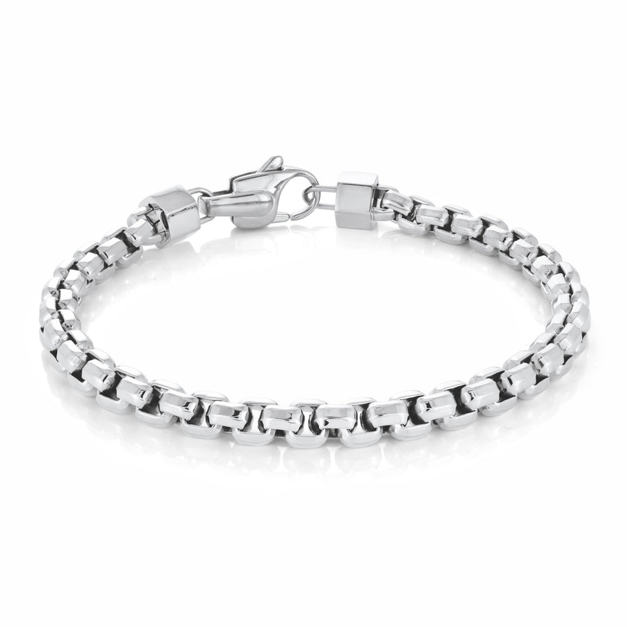 6MM HEXAHEDRON BOX BRACELET