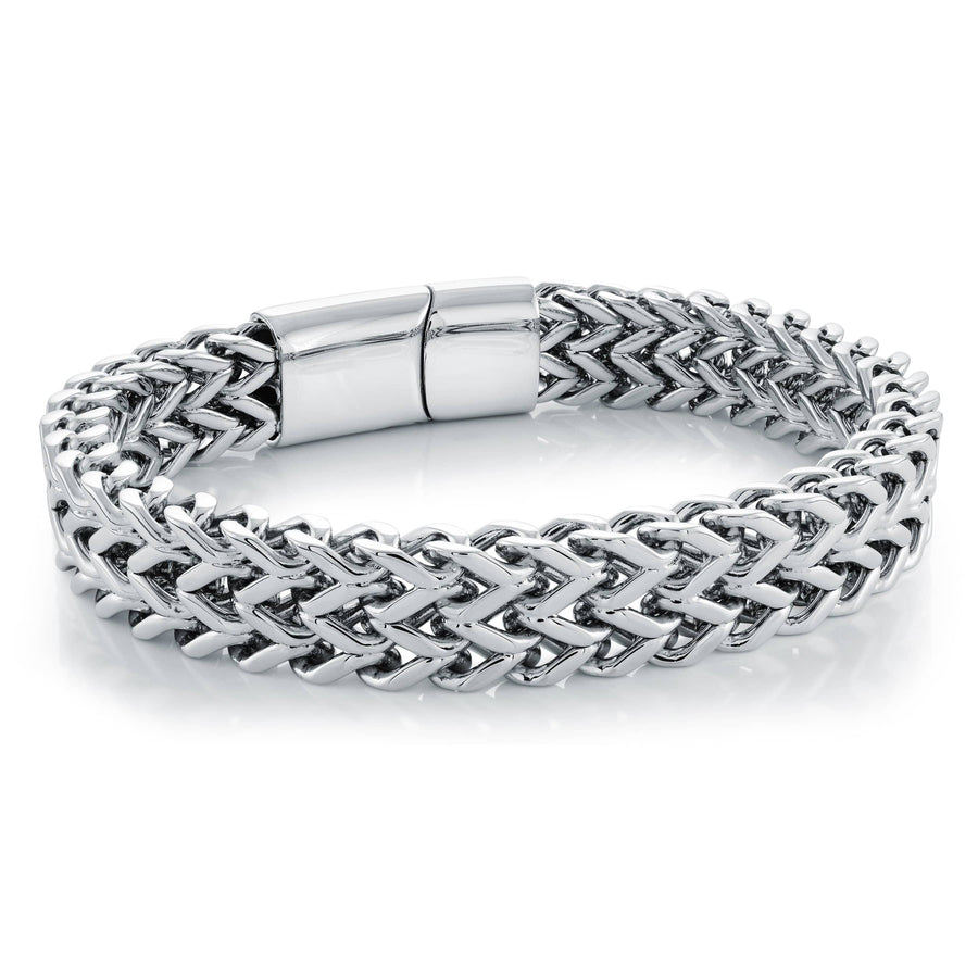 8MM CURB CZ ID BRACELET