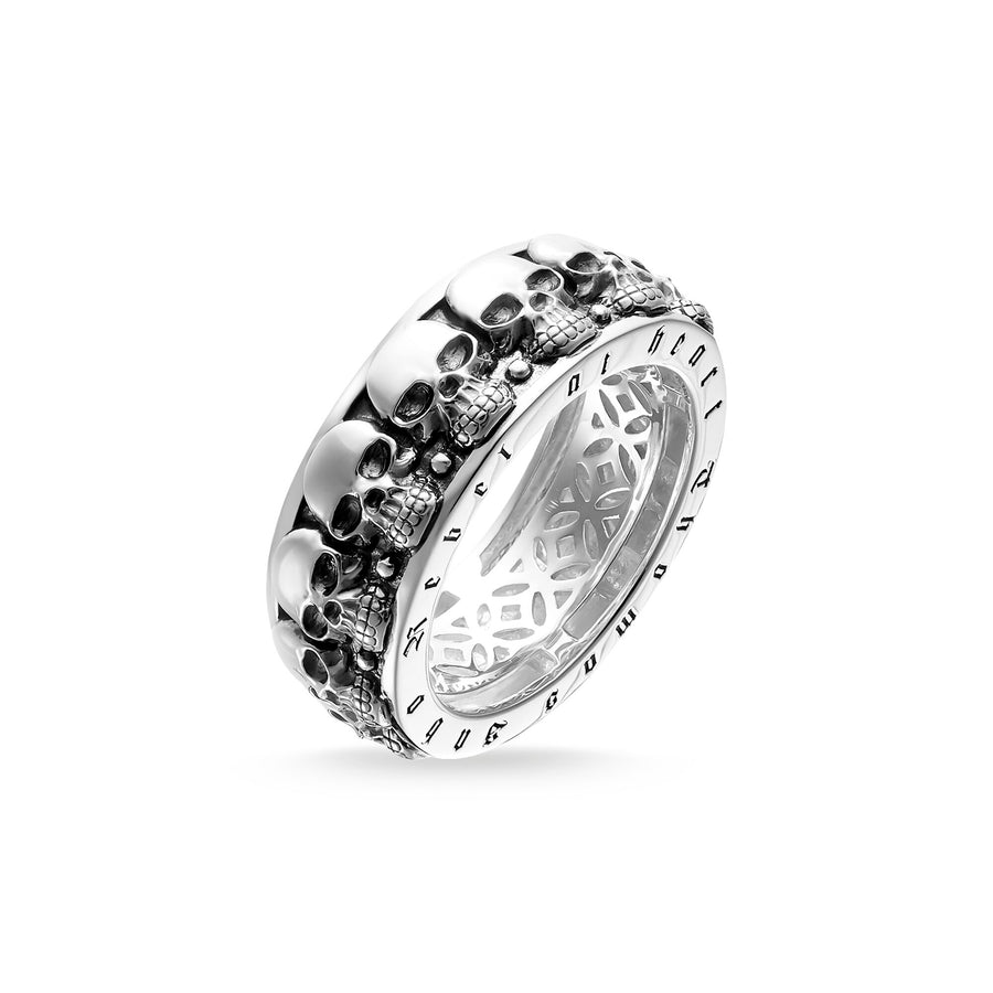 Bague têtes de mort