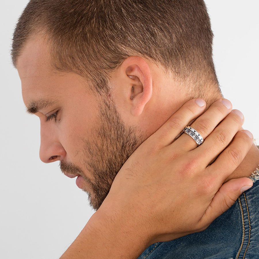 Bague têtes de mort