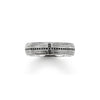 Bague ruban croix avec pavé