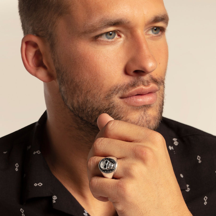 Bague tête de mort
