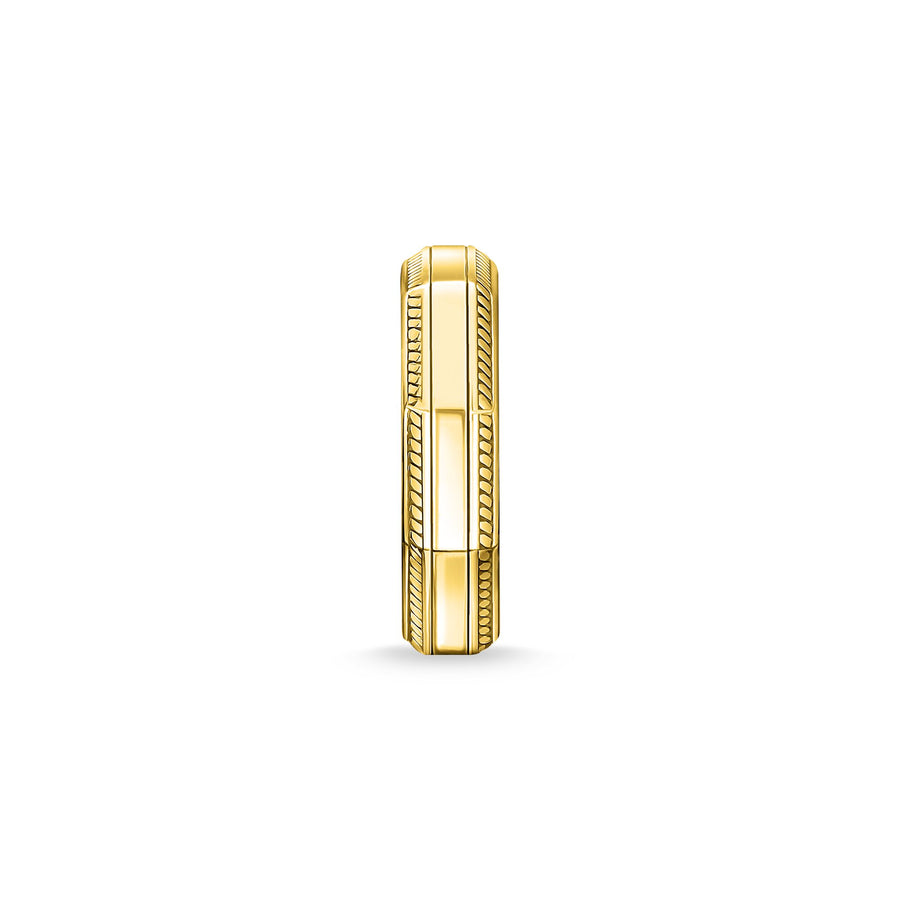 Bague anguleux or