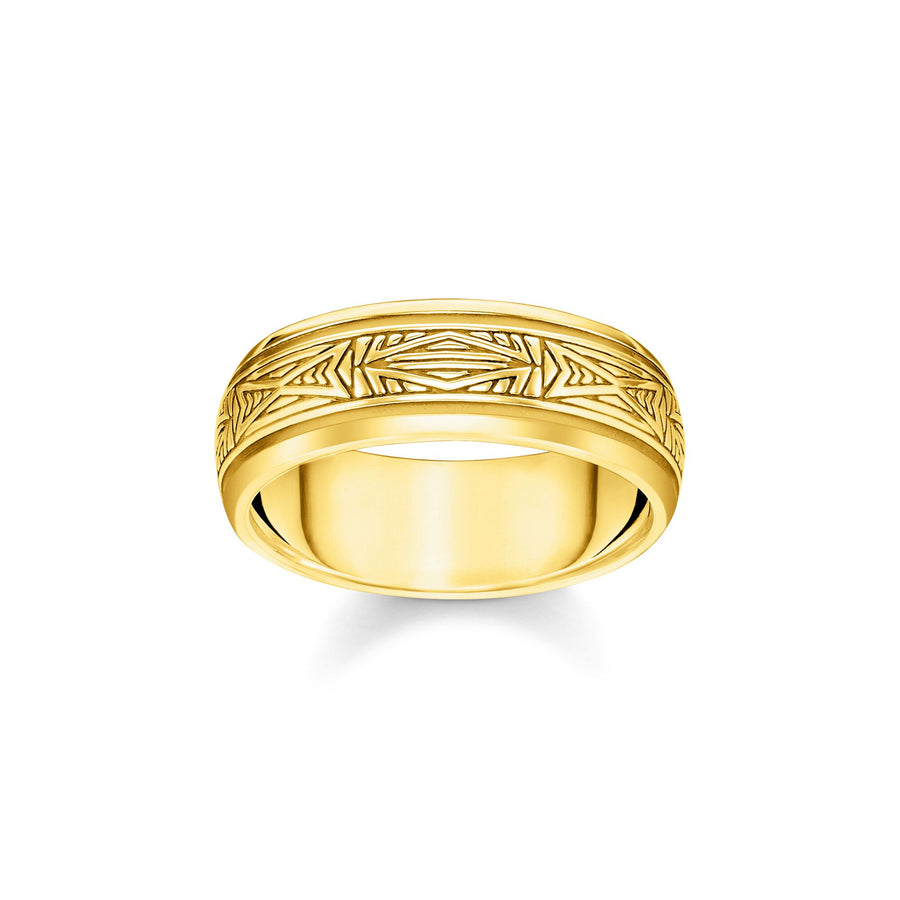 Bague ornements or