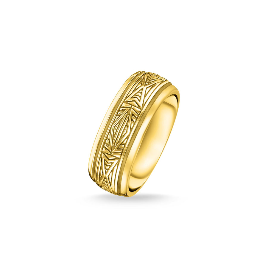 Bague ornements or