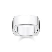 Bague quadrangulaire argent