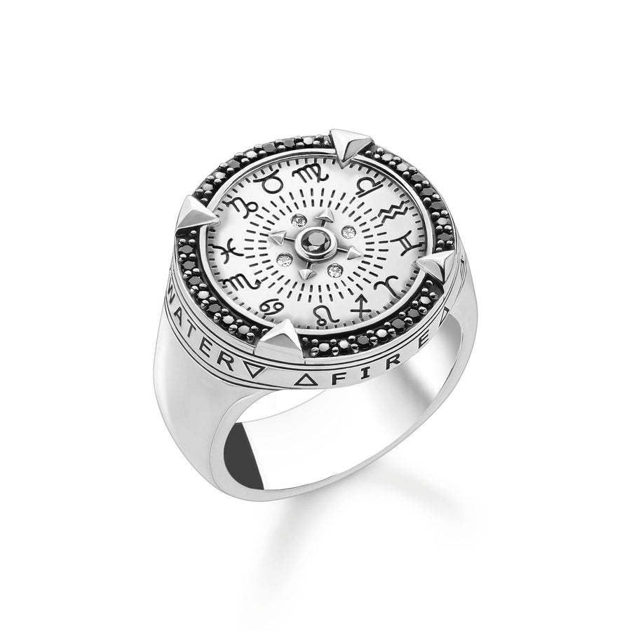 Bague Elements of Nature argent