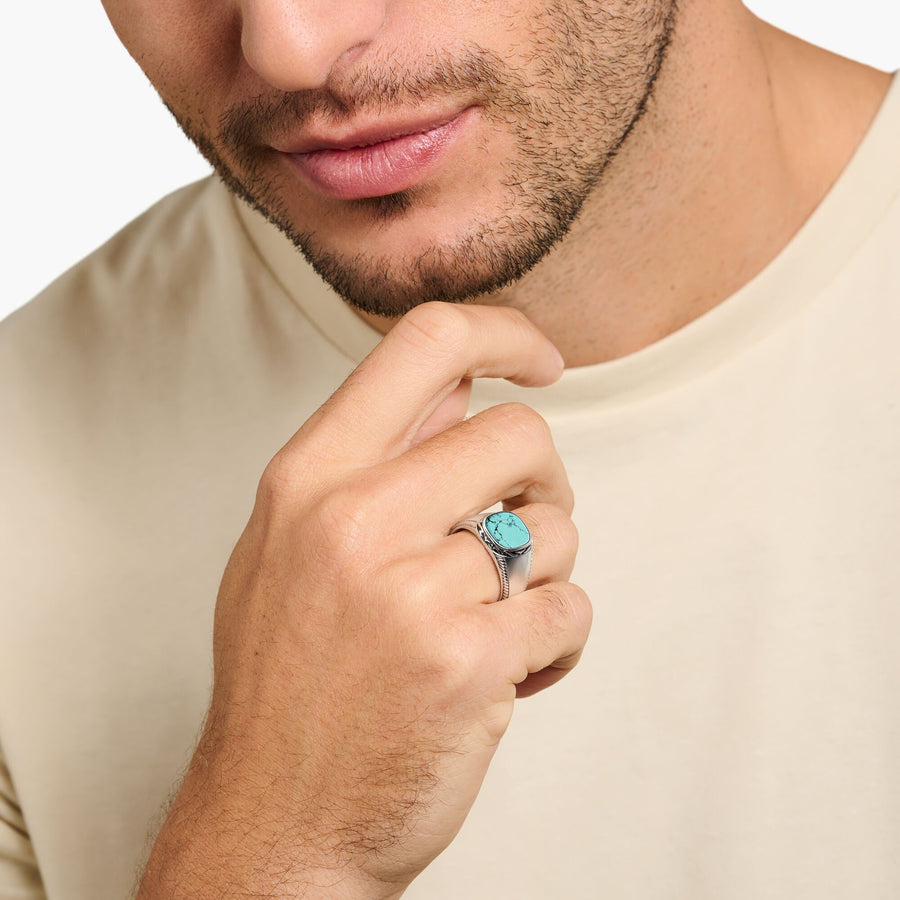 Bague turquoise