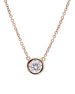 CRISLU Collier minimalist or rose CTTW .50