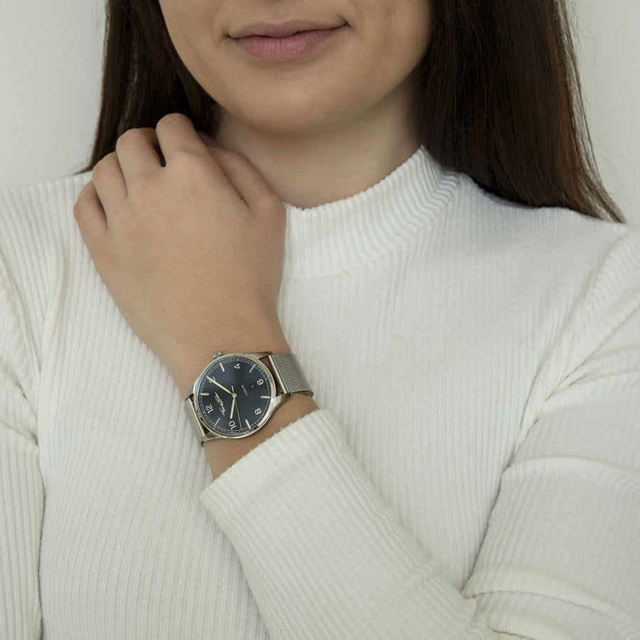 Montre unisexe CODE TS argent noir