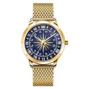 montre pour femme Glam Spirit montre d'inspiration astrale bleue