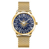 montre pour femme Glam Spirit montre d'inspiration astrale bleue