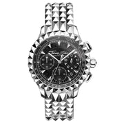 montre pour homme Rebel at Heart Chronograph argent noir