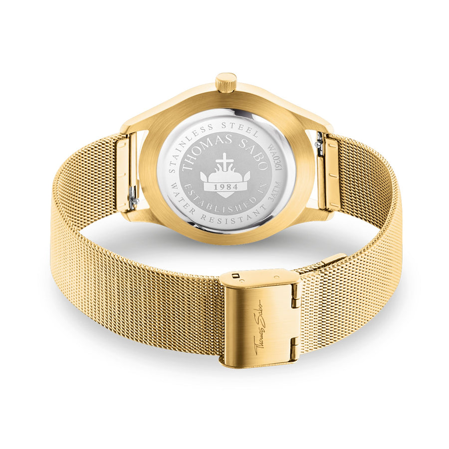 montre pour femme Code TS petit or jaune