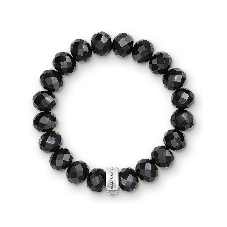 Bracelet Charm obsidienne
