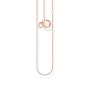 Chaîne Charm or rose