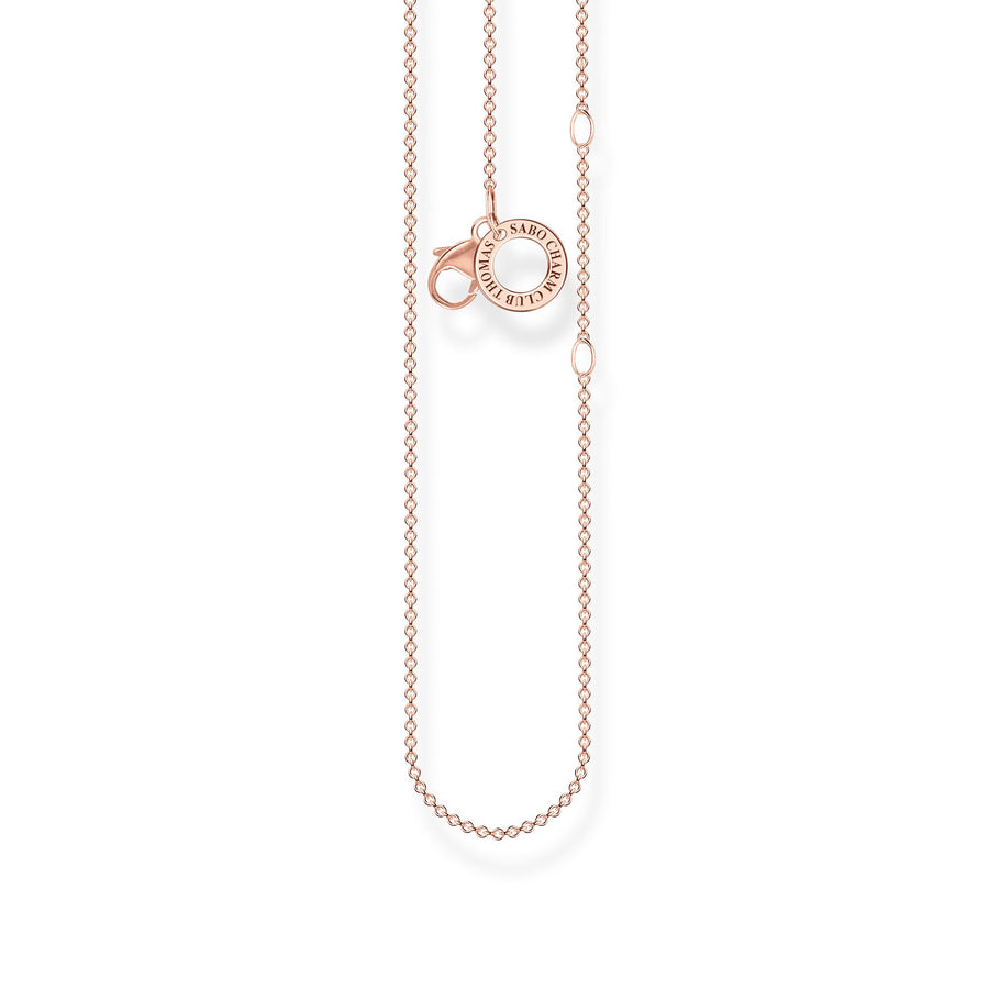 Chaîne Charm or rose