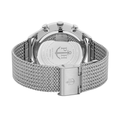 Montre Chrono White Sand Argenté Woven Mesh - VENTE FINALE