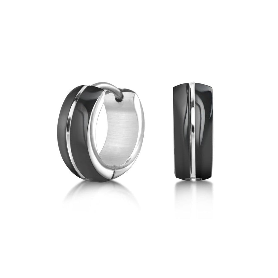 White Line Earrings