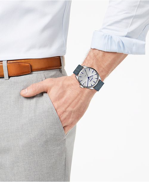 DIESEL Montre MS9 bracelet Cuir Jeans