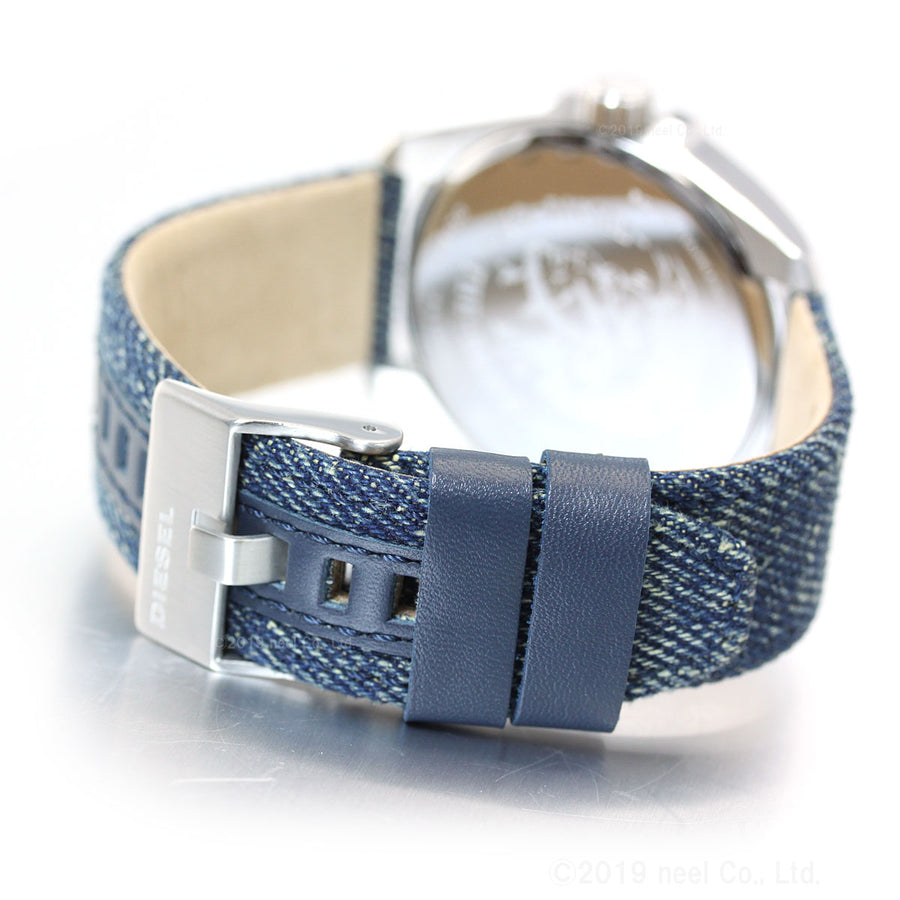 DIESEL Montre MS9 bracelet Cuir Jeans