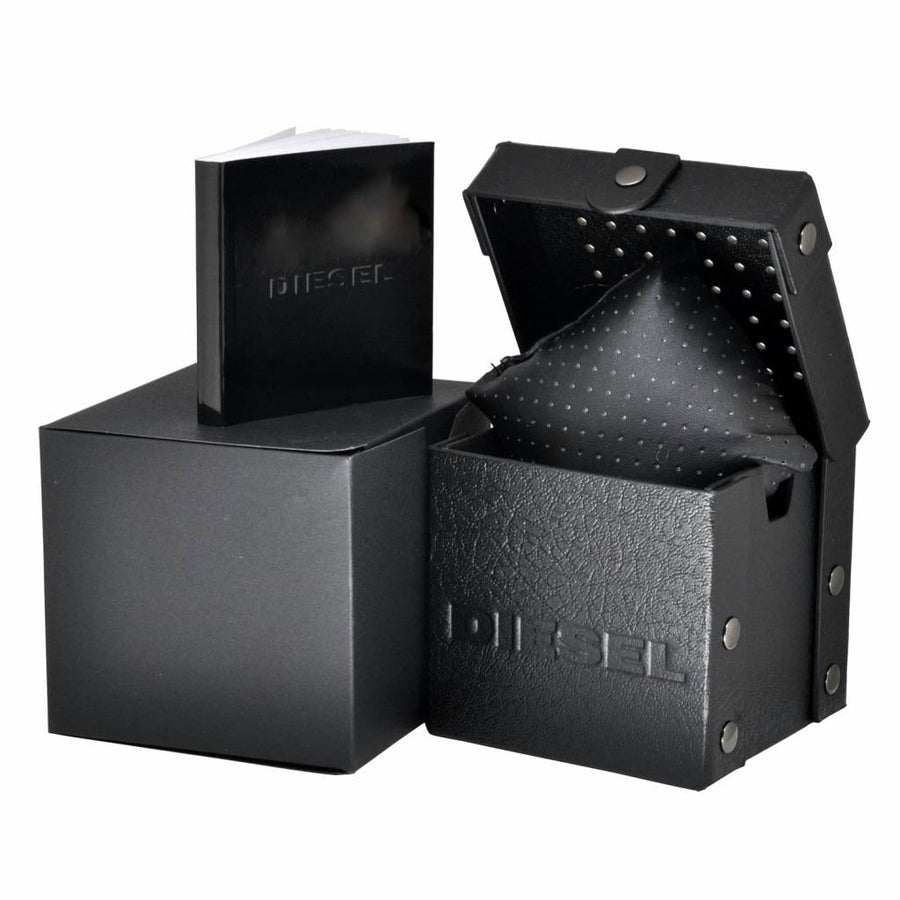 DIESEL Montre Mega Chief silicone à trois aiguilles
