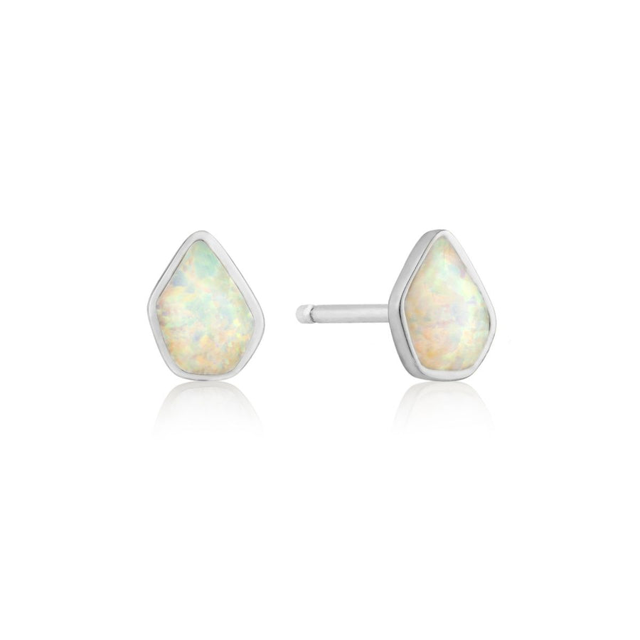 Clous d'oreilles avec opales