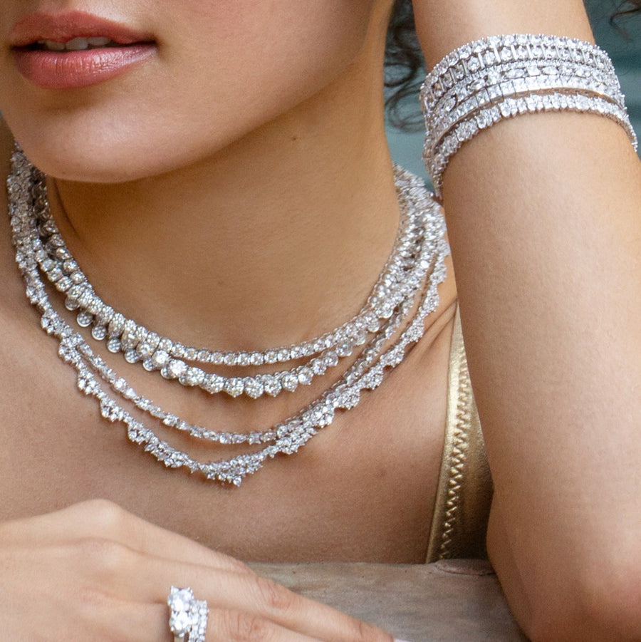 CRISLU Bracelet double rangé CTTW 7.60