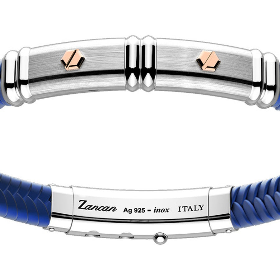 ZANCAN Bracelet Robertinox large en silicone bleu ajustable
