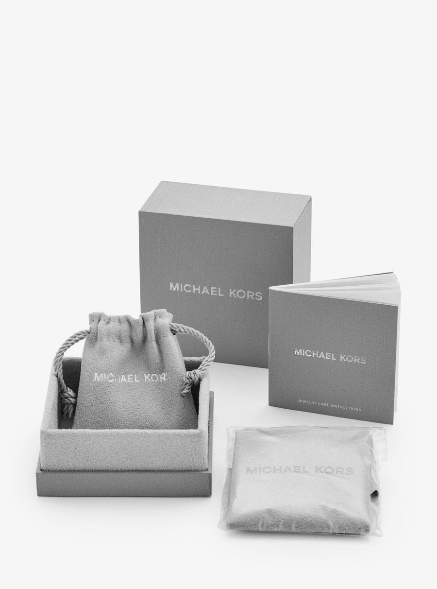 MK Bracelet signature souple à maillons cz